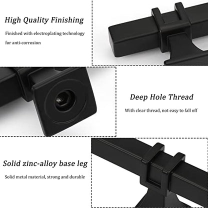 25 Pack 3 Inch Black Cabinet Handles Matte Black Cabinet Pulls - color: Black, size: 3 inch (76mm) Hole Center Pull