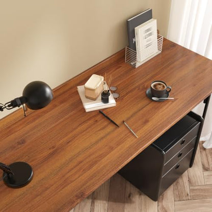 Brown Teak Wood Contact Paper Thick Wood Wallpaper Peel and Stick - color: Teak Brown, size: 15.7" x 472"