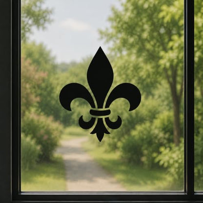 Fleur de Lis Stencil – Reusable Painting Template for Walls, Furniture, DIY Crafts, Canvas, Wood, Home Decor