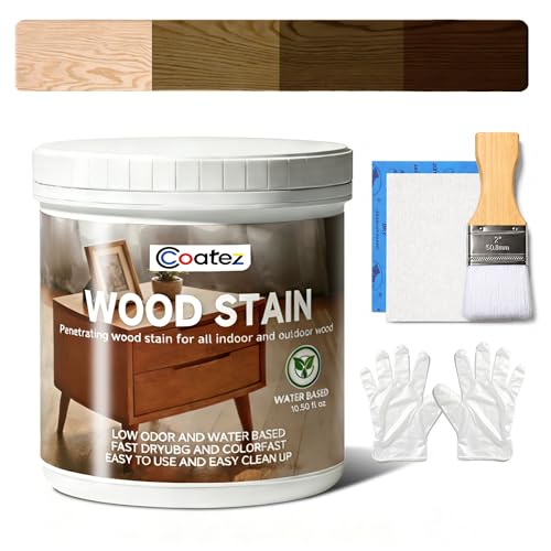 Water Based Wood Stain and Sealer in One, 10.50 Oz - color: Dark Oak