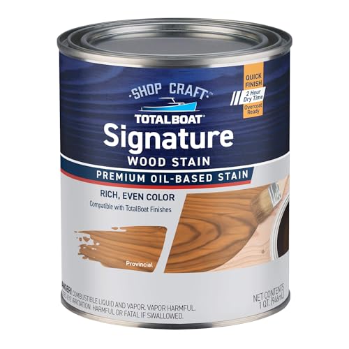 TotalBoat Shopcraft Signature Interior Wood Stain - Provincial Quart - color: Provincial