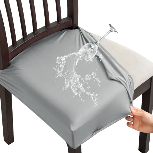 FUANGUI Dining Chair Covers Set of 4, Kitchen Chair Seat Covers - color: 04