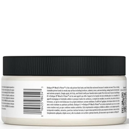 Retique It Wood'n Primer - Paint it then stain it - Stainable Wood Fiber Paint (Bleached Wood, Small) - color: Bleached Wood, size: 8 Fl Oz (Pack of 1)