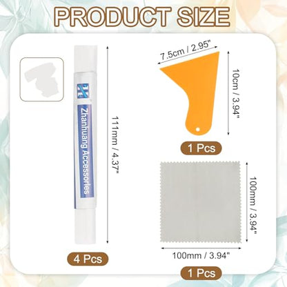 uxcell 4Pcs Wood Filler Sticks,Wood Repair Kit,White - color: White