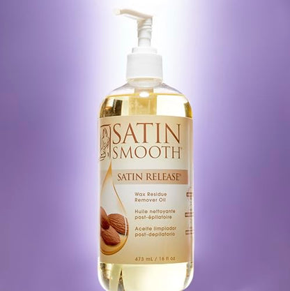 Satin Smooth Release Wax Residue Remover Oil, Post Wax Treatment, 16 oz - size: 16 Fl Oz (Pack of 1)