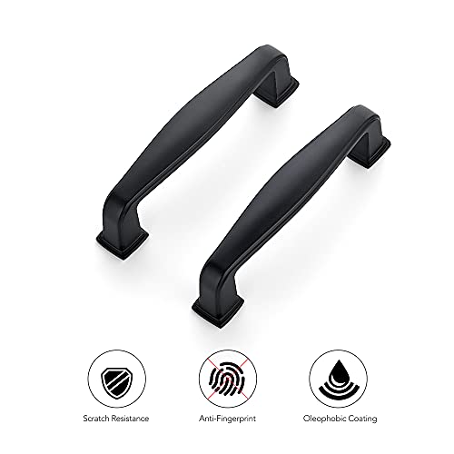 Ravinte Matte Black Cabinet Handles Solid Cabinet Pulls, 3 Inch CC, 30 Pack - color: Black