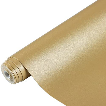 Ramya Smooth Solid Color Gold Faux Leather Sheets 1Rolls 12"X53"(30cm X 135cm),Faux Leather is Great for Handmade DIY Craft Projects, Bows,Leather Earrings (Gold) - color: Gold