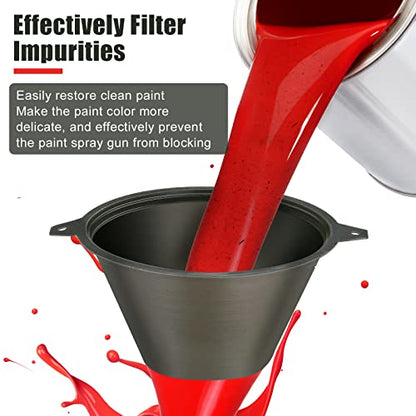 Vesici 30 Pcs Paint Strainer Airbrush Paint Filter 100 mm Reusable Plastic