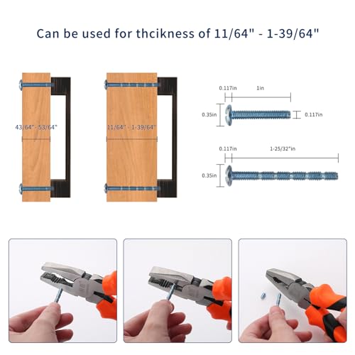 FILTA 10 Pack 7.5 Inch(192mm) Hole Centers Oil Rubbed Bronze Cabinet Pulls,Stylish Kitchen Cabinet Handles Zinc Alloy Cabinet Hardware for Cabinets Cupboard Handles Drawer Pulls - color: Oil Rubbed Bronze, size: 7.5" Hole Center, style: 10pack
