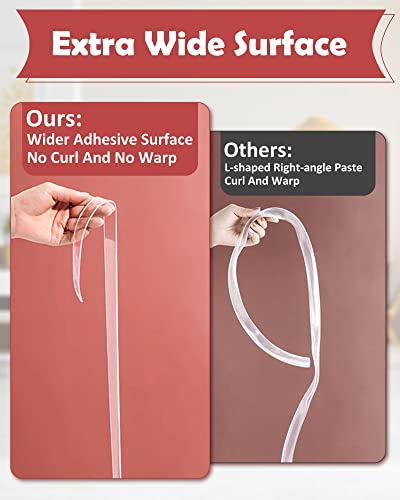 Corner Protectors Baby Proofing Clear Edge Protector Furniture 3.3ft - size: 0.8in x 3.3ft
