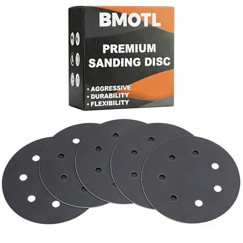 50Pcs 5 Inch Wet Dry Sanding Discs: 320-1000 Grit Assortment