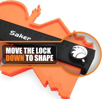 Saker Contour Gauge Profile Tool Unlimited Connection 10 Inch - style: Unlimited Connection