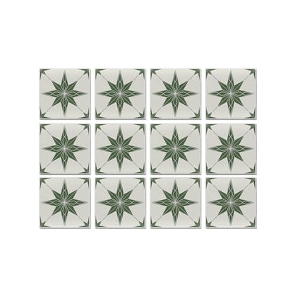 Alwayspon 12 Sheet 6x6inch 3D Thicken Foaming Board Vinyl Backsplash Marble Tiles, Self-Adhesive Peel and Stick Wall Tile Stickers Stick on Subway Tiles for Kitchen Bathroom Wall, Beige Green - color: Beige Green 1