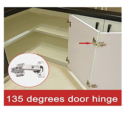 KAFENDA 2PCE DTC135°Corner Cabinet Replacement Hinge DTC 135°Cabinet Hinge - color: 135 degree hinge