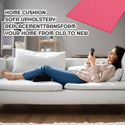 Amylove 1 Pack Upholstery Foam Sheet, 1/2" X 24" X 72",hot Pink - color: Hot Pink, size: 1/2" X 24" X 72"