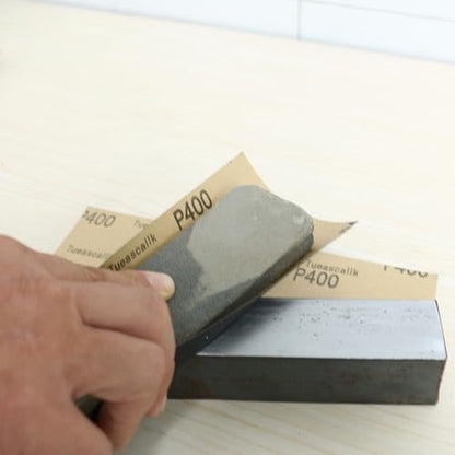 30Pcs 9 x 3.6 Inchs 400 Grit Wet and Dry Handmade Universal Sanding Sheets, Suitable for Woodworking Furniture/Automobiles/Metal/Lacquer Polishing Sandpaper - style: 400 Grit