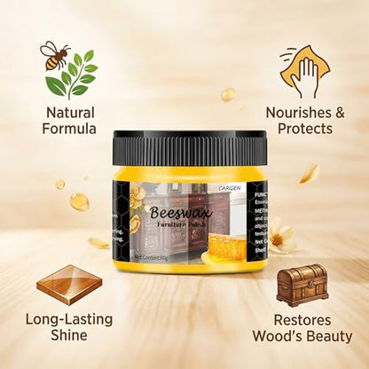 CARGEN Beeswax Furniture Polish - Beeswax Wood Polish and Cleaner - style: 2 Pack