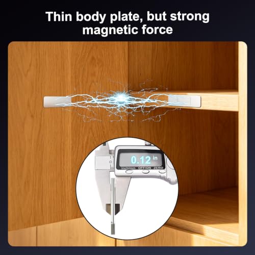Thin Cabinet Door Magnetic Catch 4 Pack Adhesive Door Magnet Latch