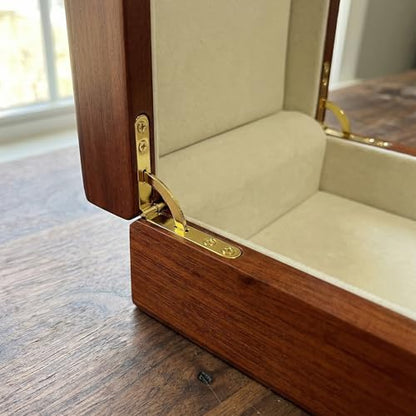 Joez Wonderful 8pcs Box Hinge Cigar Case, 1.69x1.69in, Gold