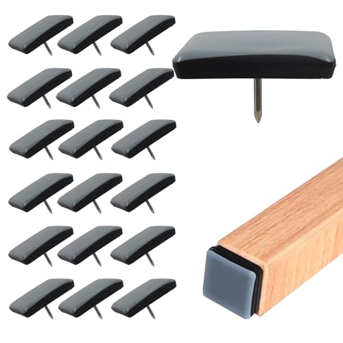 Teflon Furniture Sliders, 1-1/2 inch (38 mm), 20 Pcs - size: 1-1/2 inch (38mm)
