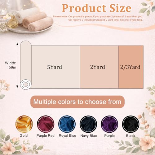 59”W Stretch Velvet Fabric, 5 Yard Soft Stretchy Fabric for Sewing Clothes, Apparel, Costume, Crafts - 90% Polyester 10% Spandex(5Yard, Burgundy) - color: Burgundy, size: 5 Yard