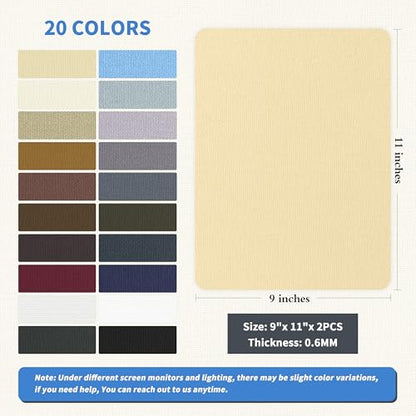 KING MOUNTAIN Canvas Repair Patch 9 x11 Inch 2 Pcs Self-Adhesive Waterproof Fabric Patch for Sofas, Tents, Furniture,Tote Bags, Car Seats (Beige) - color: Beige, size: Canvas-9"W×11"L-2pcs