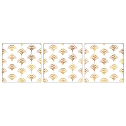 Gold Foil Rub on Transfer for Furniture DTF Transfers for Wood Drawer Decor, Ginkgo - style: Ginkgo