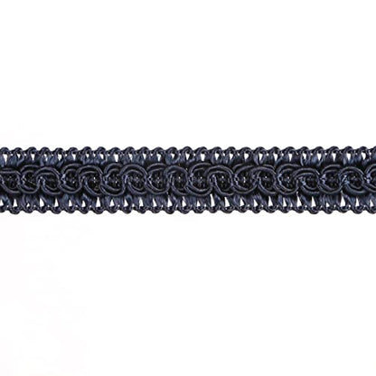 6.5 Yard Handmade Basic Trim,0.59" Diameter Gimp Braid-Navy - color: Navy, size: 6.5