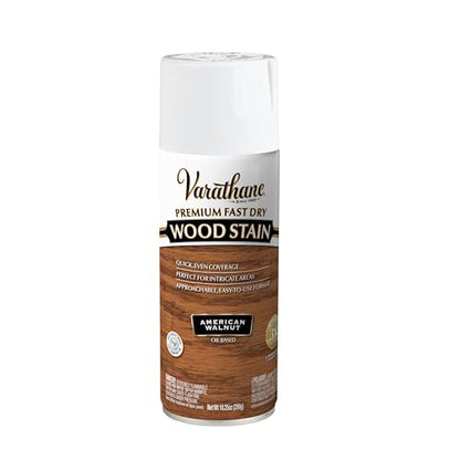 Varathane Premium Fast Dry American Walnut Wood Stain Spray - color: American Walnut, size: 10.25 Ounce (Pack of 1)