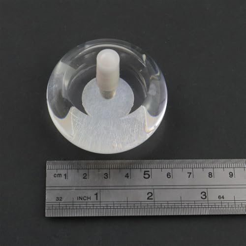 Round Acrylic Furniture Legs, 1.28 Inch Height, 4Pcs - size: H 1.28 Inch