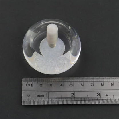 Round Acrylic Furniture Legs, 1.28 Inch Height, 4Pcs - size: H 1.28 Inch