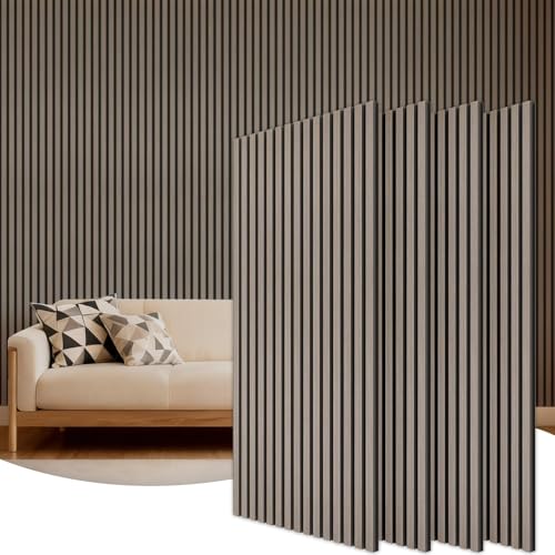 TONOR Wood Wall Panels for Interior Wall Decor-4 Pack 47.2" x 23.6" - color: Gray, size: 4 PCS