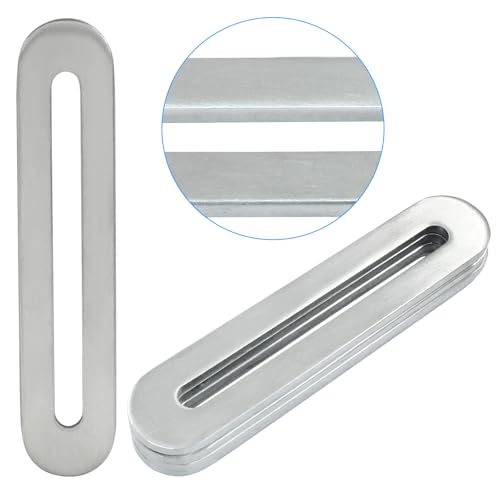 8Pcs Adjustable Flat Mending Plate 90mm/3.54 Inch, Silver - size: 90mm/3.54 Inch,Silver