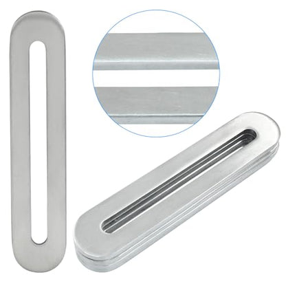 8Pcs Adjustable Flat Mending Plate 90mm/3.54 Inch, Silver - size: 90mm/3.54 Inch,Silver