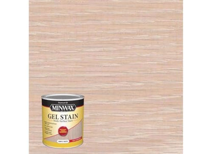 Minwax Semi-Transparent Simply White Oil-Based Gel Stain 1 qt