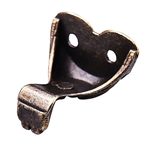 Antique Brass Box Feet 4 Pcs Zinc Alloy Legs for Jewelry Boxes