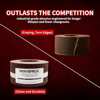 Drum Sander Sandpaper Roll 3" X 25 Yards Premium Aluminum Oxide Cloth Backed (120 Grit)