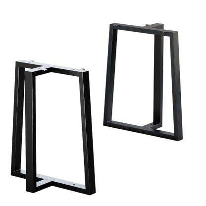 28 Inch Furniture Legs, Metal Coffee Table Legs Set of 2,Black - size: 28in