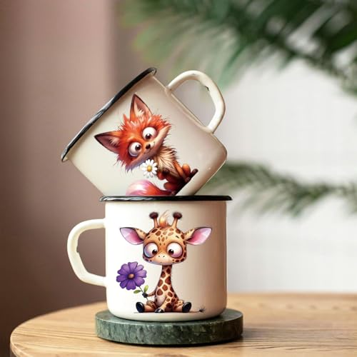GLOBLELAND 18 Sheets Floral Animals Rub on Transfers Fox Giraffe Flower Transfer Stickers Decals Woodland Animals Cup Stickers Decals for Crafts Vase Glass Bottle Table Decor - style: Floral Animals