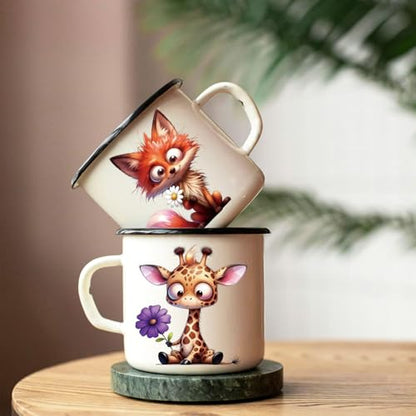 GLOBLELAND 18 Sheets Floral Animals Rub on Transfers Fox Giraffe Flower Transfer Stickers Decals Woodland Animals Cup Stickers Decals for Crafts Vase Glass Bottle Table Decor - style: Floral Animals