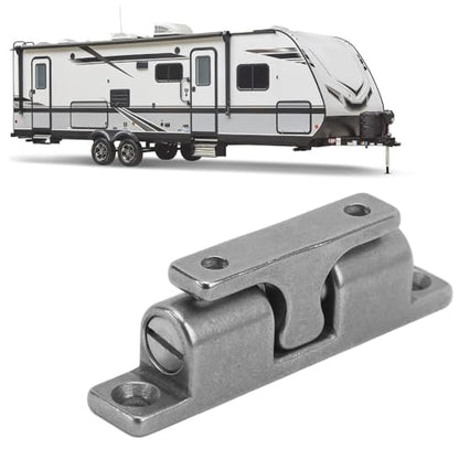 2.76Inch 304 Stainless Steel Ball Tension Roller Catch Tension Latch Adjustable Marine Cabinet Tension Heavy Duty Catch Latch