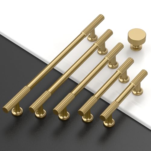 Amerdeco 10 Pack Champagne Bronze Cabinet Pulls 3" - color: Champagne Bronze, size: 3"/76MM
