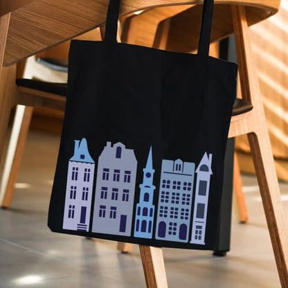 FINGERINSPIRE 6PCS Layered Buildings Painting Stencil with Plastic Brush 8.3x11.7inch Reusable Building Silhouette Template Decorative Architecture Theme Stencil for Adults Painting on Floor Furniture - style: Layered Buildings