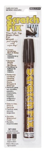 Miller SF1202 Wood Stain Scratch Fix Pen / Wood Repair Marker - Dark Brown Wood - color: Dark Brown Wood