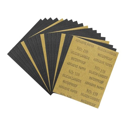 18Pcs Sand Papers 9x11In 150 Grit Sandpaper Sheets Silicon Carbide - size: 150 Grit