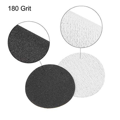 uxcell 2-Inch Hook and Loop Sanding Disc Wet/Dry Silicon Carbide 180 Grit 50 Pcs - size: 180 Grit