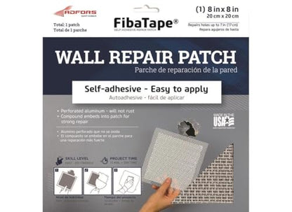 ADFORS FibaTape 0.8 ft. L x 8 in. W Fiberglass Mesh White Self Adhesive Wall Repair Patch
