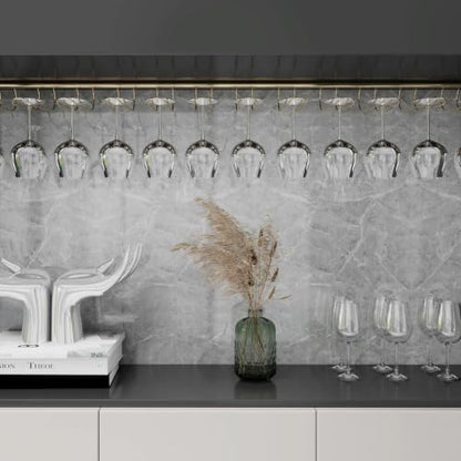 Granite Gray Marble Contact Paper for Countertops Peel and Stick Wallpaper - color: Granite Gray, size: 23.6" x 196"
