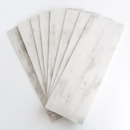 BeNice Peel and Stick Backsplash Subway Tile Rustic Gray 16pcs - color: Rustic Gray