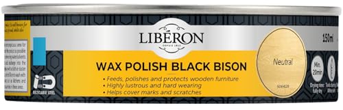 Liberon Black Bison Paste Wax, 150 ml, Neutral - color: Neutral, size: 5 Fl Oz (Pack of 1)